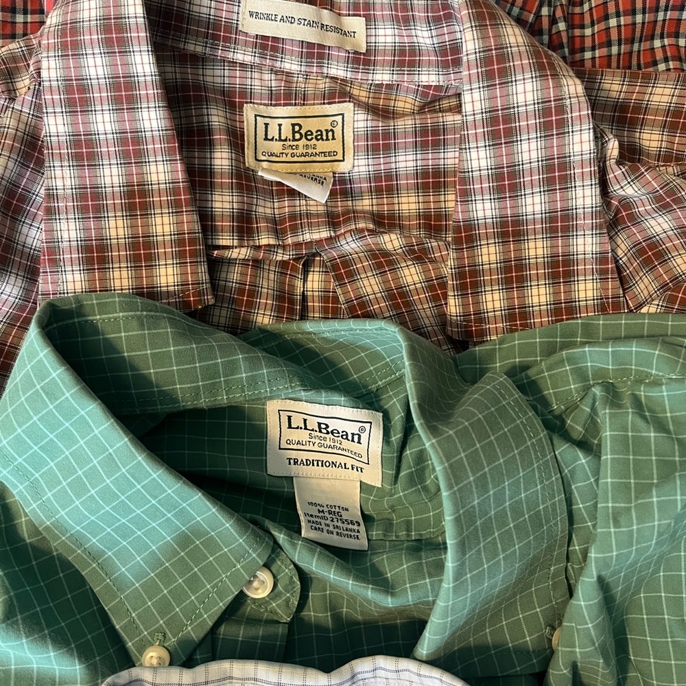 Lot of 10 - L.L. Bean Button Down Shirts - Picture 5 of 6